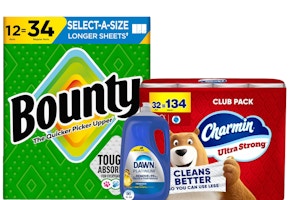 1 Bounty + 1 Charmin + 1 Dawn