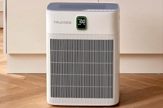 Trucozie T554 Air Purifier sitting on a home floor.