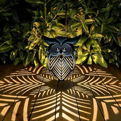 Hanging Owl Solar Lantern