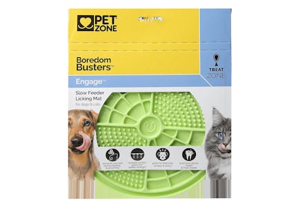 Pet Zone Boredom Busters&amp;trade; Engage Slow Feeder Licking Mat