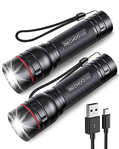 Rechargeable Flashlights 2-Pack
