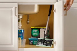Swiffer Sweep & Mop Deluxe Kit Drops to Just $17 With Amazon Coupon card image
