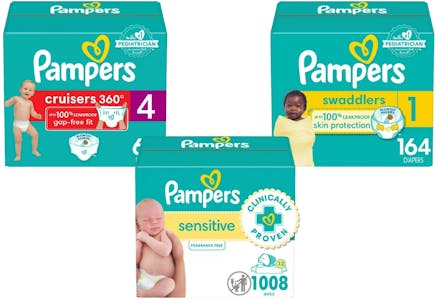 3 Pampers Products