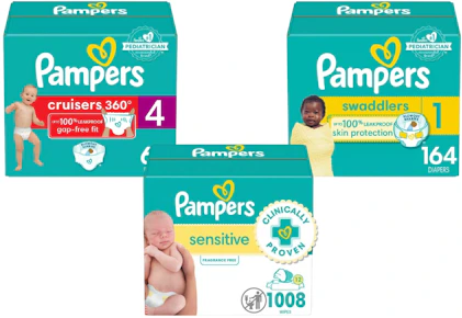 3 Pampers Products