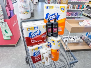 scott paper products tresemme pantene items in walgreens cart