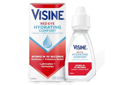 3 Visine Eye Drop Bottles