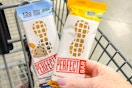 hand holding perfect bars at kroger