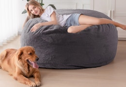 Giant Convertible Bean Bag Chair, Now $126 at Walmart card image