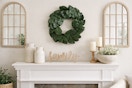 Lowe's Nearly Natural magnolia wreath
