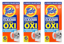 3 Tide Washing Machine Cleaner Packs
