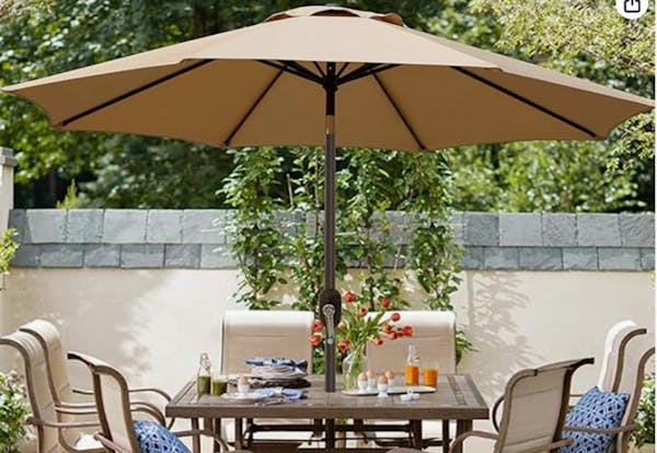  9-Foot Outdoor Patio Umbrella Drops to $26 on Amazon (Reg. $50)