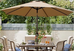  9-Foot Outdoor Patio Umbrella Drops to $26 on Amazon (Reg. $50) card image