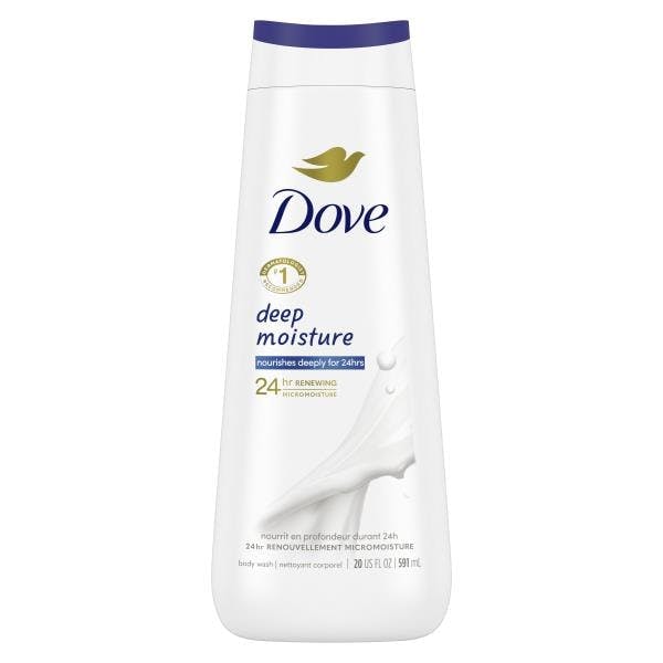 4 Dove Body Wash Bottles
