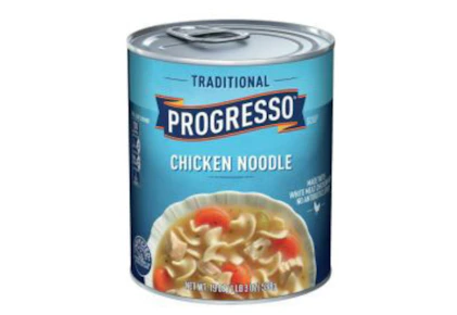 6 Progresso Soup Cans