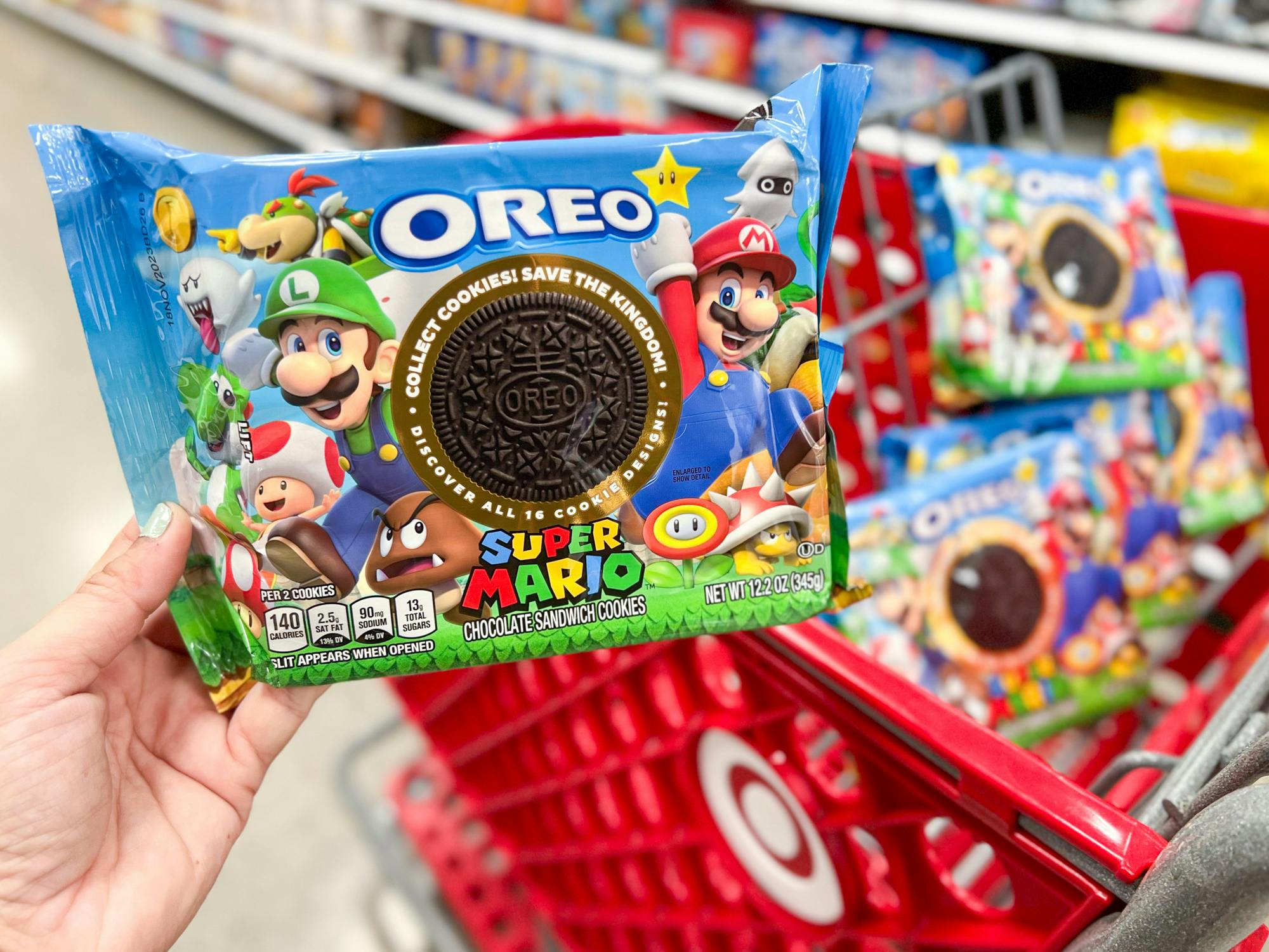 Super Mario characters adorn new Oreos, available for limited time