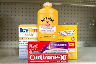 wellness products on store shelf