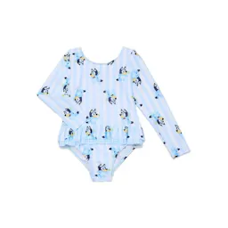 Bluey Toddler Rash Guard Swimsuit