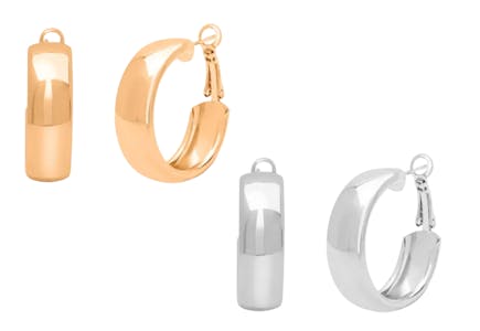 Jaclyn Smith Hoop Earrings