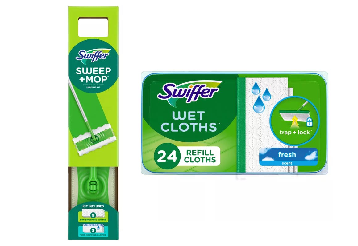 1 Swiffer Starter Kit + 1 Refill
