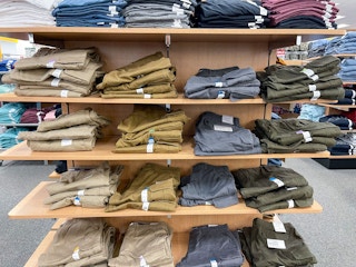 sonoma goods for life mens pants store display