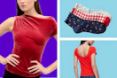 Women's apparel from Gap Factory (shirts & socks)