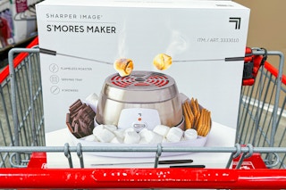 costco-sharper-image-smores-maker in cart