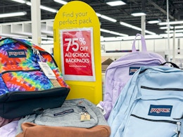 Jansport Backpacks Are 75% Off in Stores at Office Depot — Starting at $9.99 card image