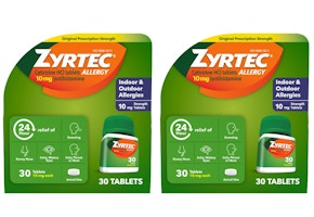 2 ZYRTEC® Allergy Relief Packs