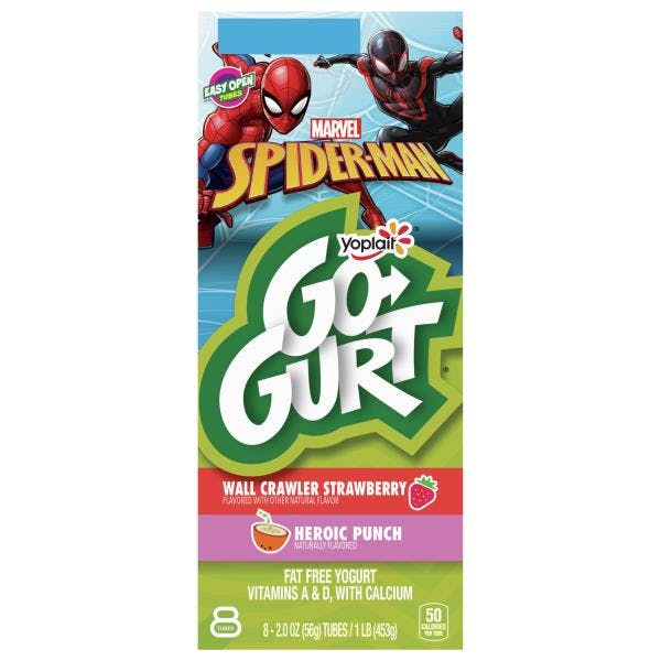 2 Yoplait Go-Gurt Yogurts