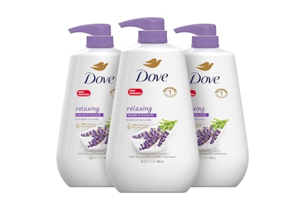 Dove Body Wash 3-Pack