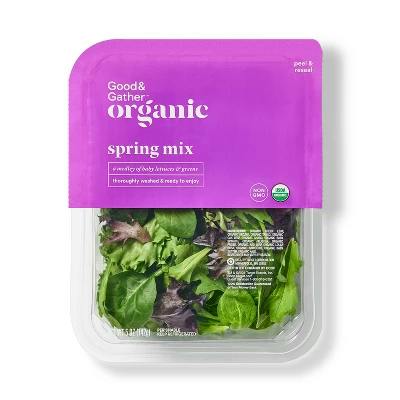 2 Good & Gather Organic Spring Mixes