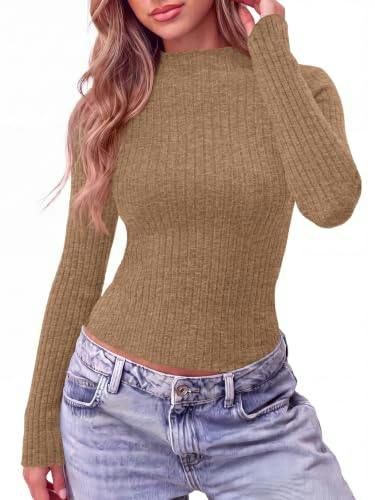 PRETTYGARDEN Women's Mock Neck Sweater