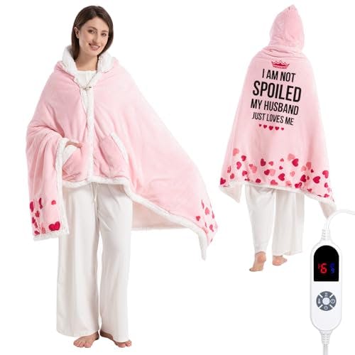 Wearable Heated Blanket Hoodie