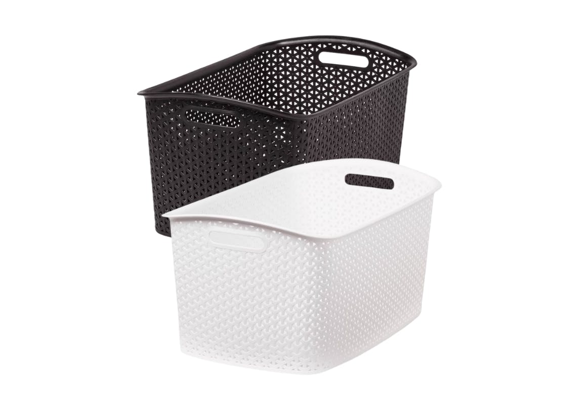 2 Brightroom Y-Weave Storage Baskets