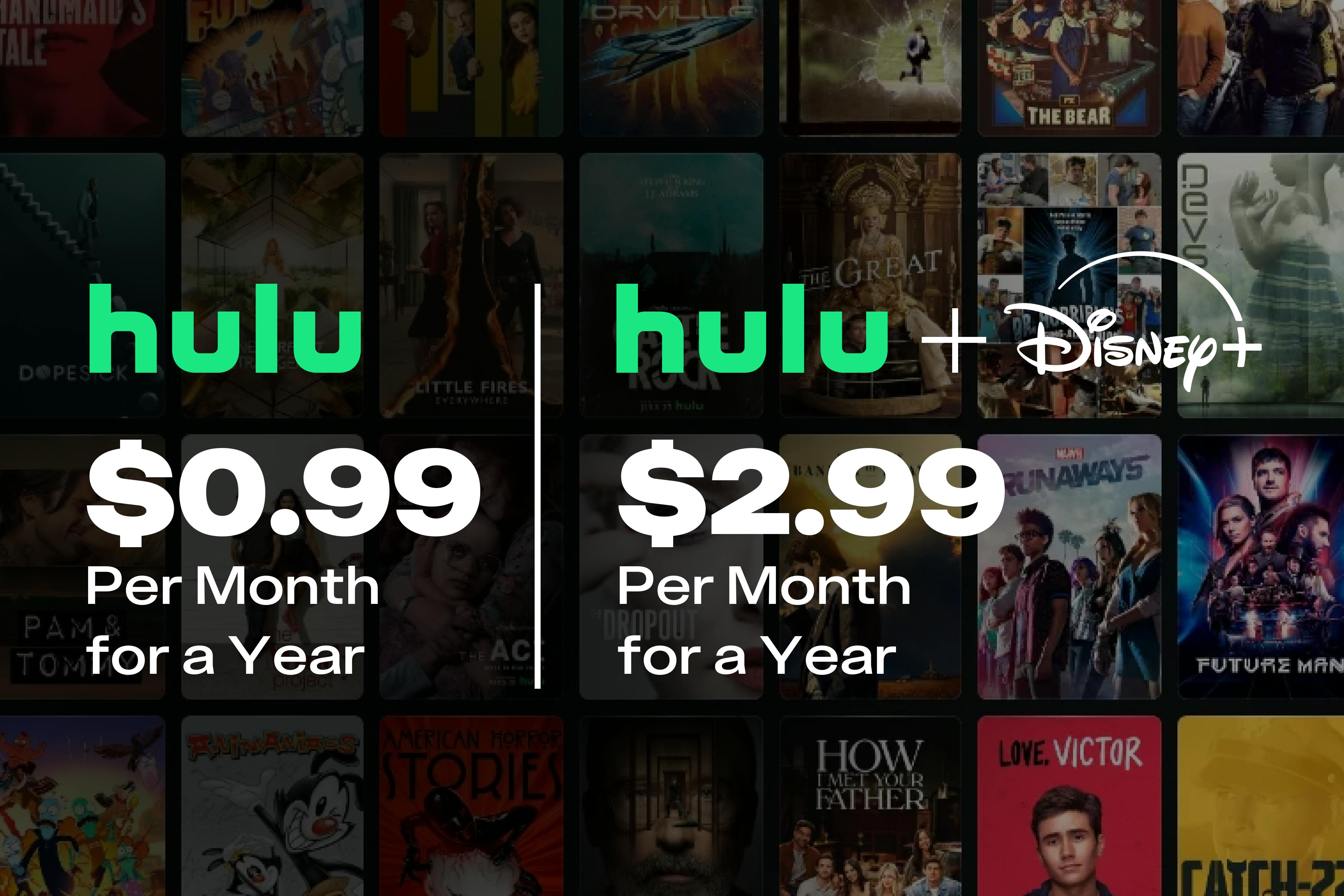 Black Friday Deal Hulu for 0.99 or Disney+ Bundle for 2.99 Per Month The Krazy Coupon Lady
