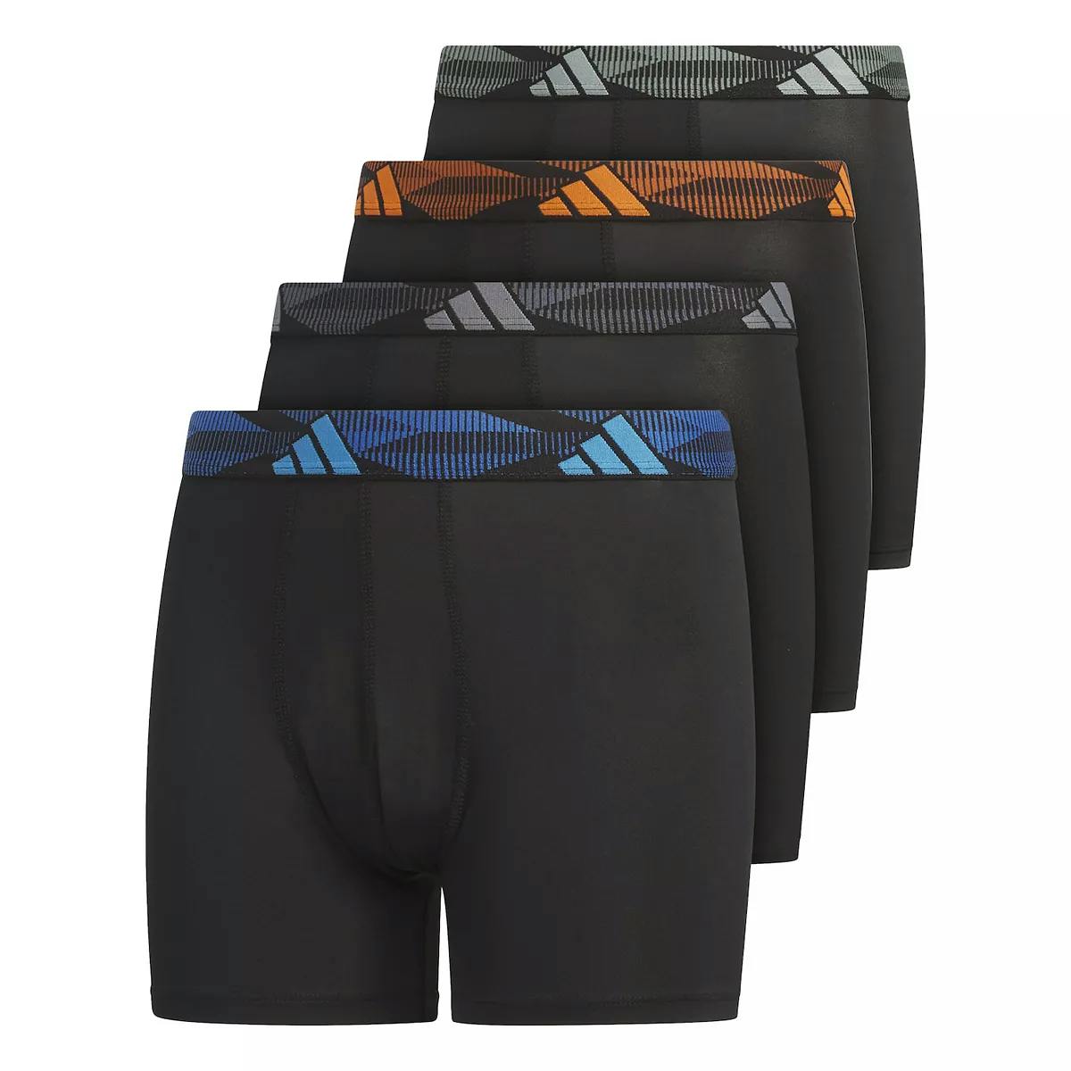 adidas Kids' Boxer Briefs 4-Pack