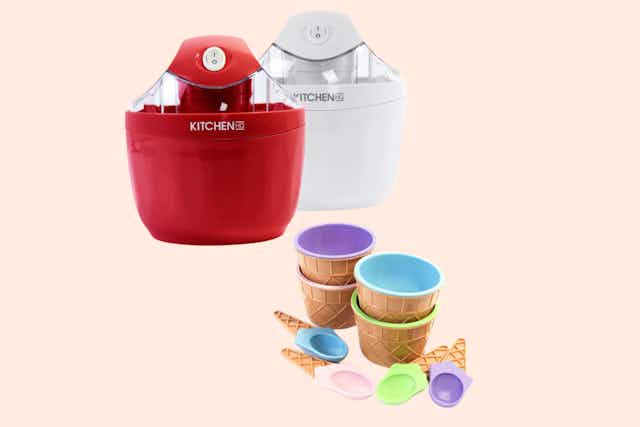 Kitchen HQ 2-Pack Ice Cream Makers, Only $19.95 at HSN (Reg. $45) card image