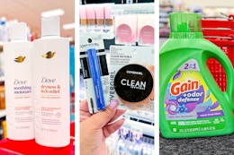 30 Best Coupons Deals: Free Makeup, $2.32 Laundry Detergent, $0.87 Shampoo card image