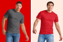 Hanes Men’s T-shirts, as Low as $3.94 at Walmart (Includes Sizes S - 3XL) card image