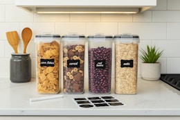 Walmart Flash Deal: Get 4 Food Storage Containers for $17 (Labels Included) card image