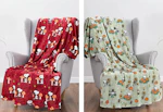 2 Berkshire Peanuts Throw Blankets