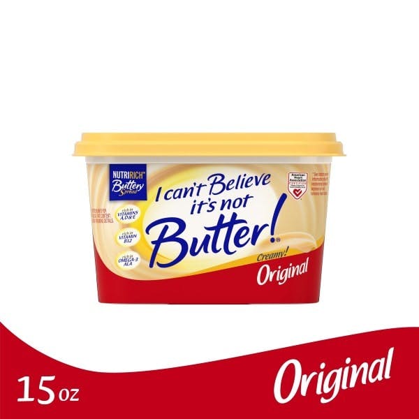 2 I Can't Believe It's Not Butter! Tubs