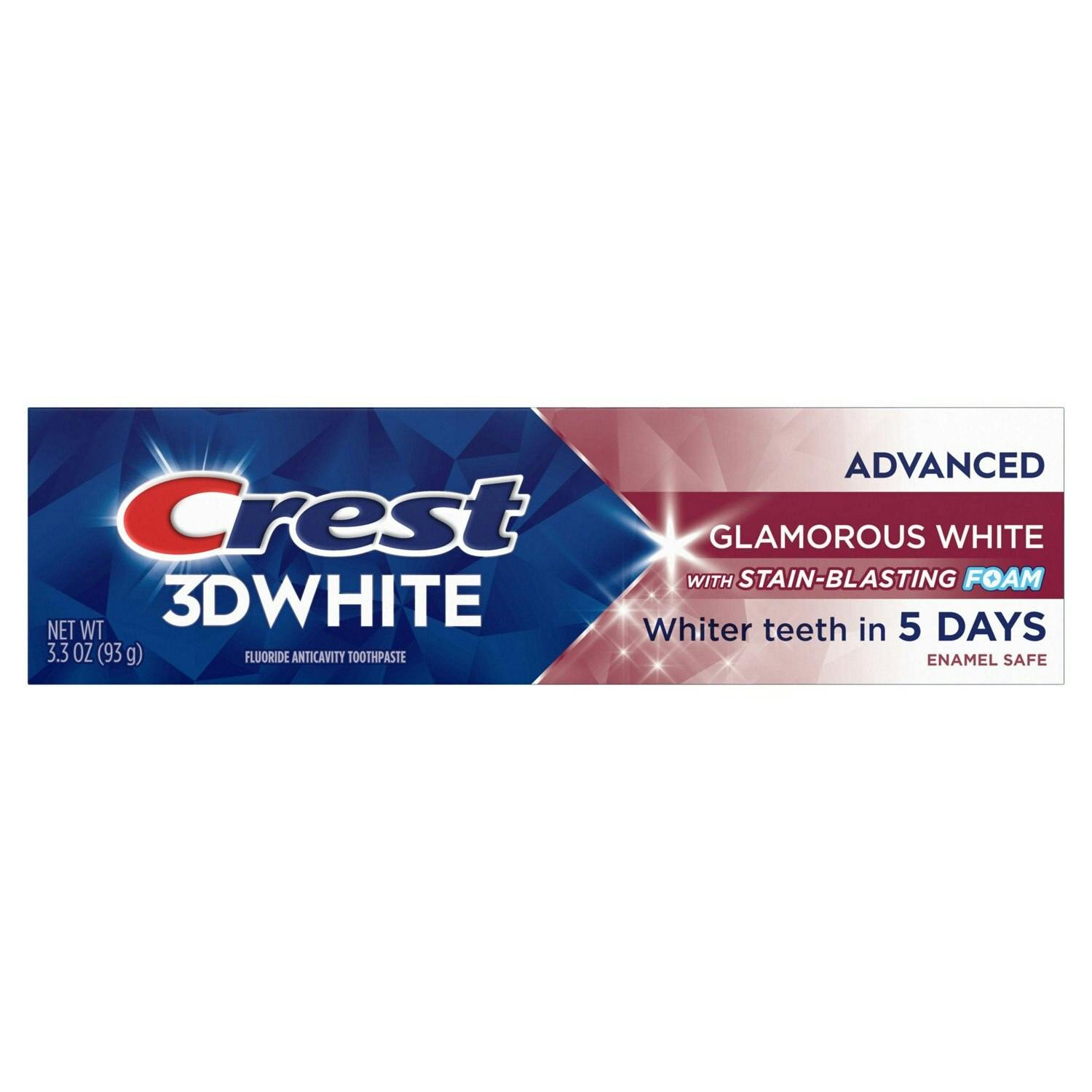 2 Crest 3D White Toothpastes