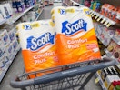 scott toilet paper packs in walgreens cart