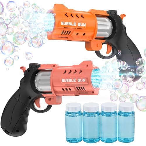 Revolver Bubble Guns 2-Pack