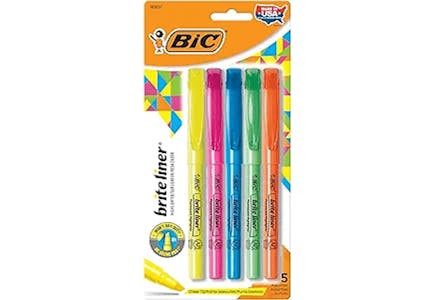Bic Brite Liner Highlighters
