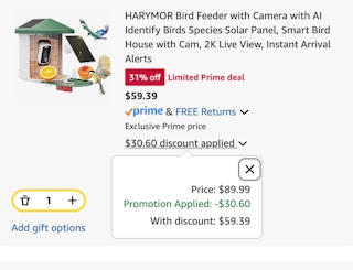 Smart Bird Feeder with Camera