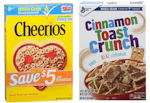 2 General Mills Cereals