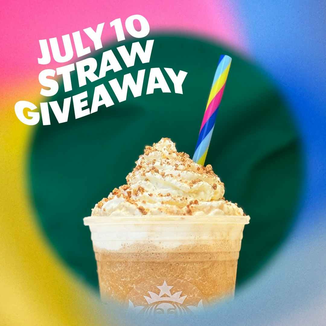 Starbucks FREE Straw Giveaway on July 10 Here's What We Know The Krazy Coupon Lady