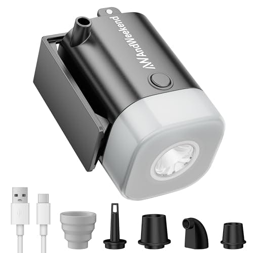 Air Pump with LED Lantern